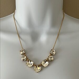 Kate Spade Gold Necklace with Crystal Stones